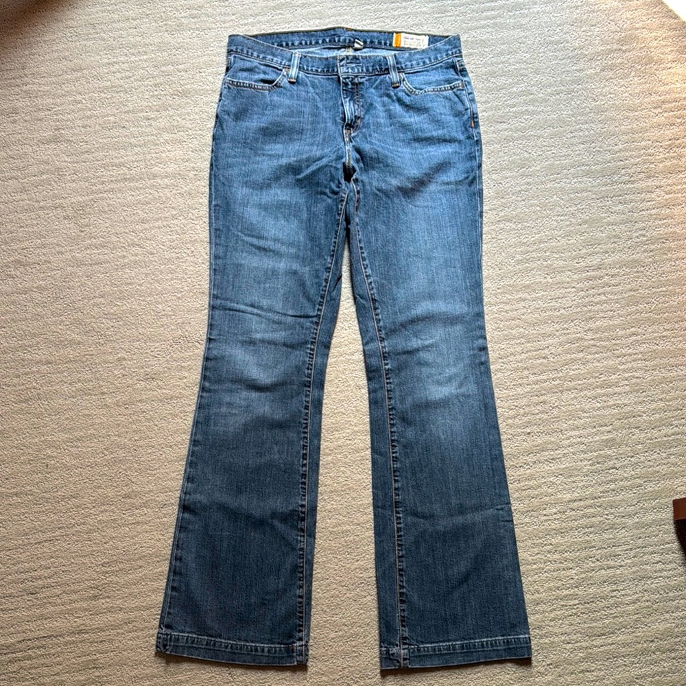 GAP Blue Flare Wide Leg Jeans with Classic Denim Style